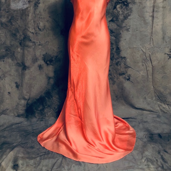 Cache shimmery peachy/salmon dress! - Picture 4 of 4